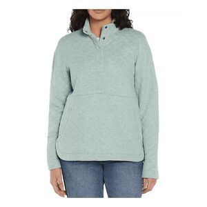 NWOT Eddie Bauer Women’s Light Blue Quilted Pullover